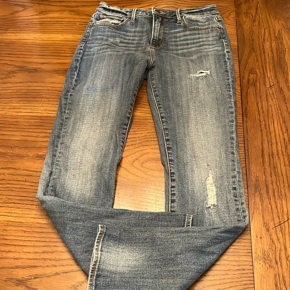 Driftwood Audrey high rise jeans, size 28